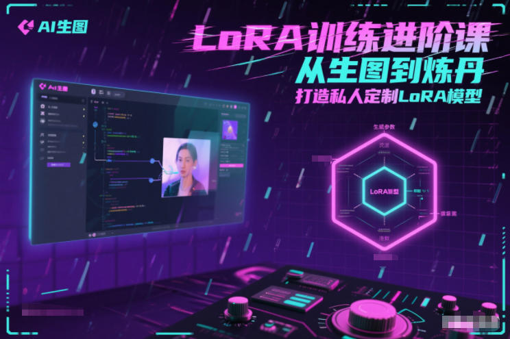 LoRA训练进阶课，从生图到炼丹，打造私人定制LoRA模型-樵渔匹