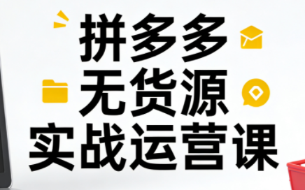 子枫老师·拼多多无货源实战运营课(更新12月)-樵渔匹