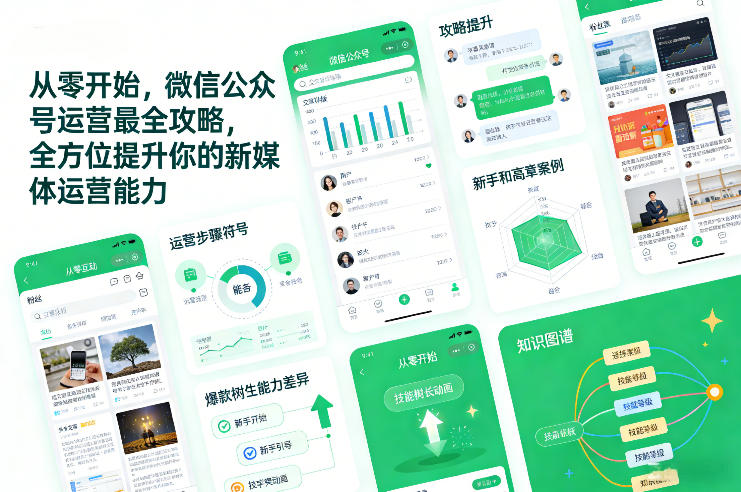 从零开始，微信公众号运营最全攻略，全方位提升你的新媒体运营能力-樵渔匹
