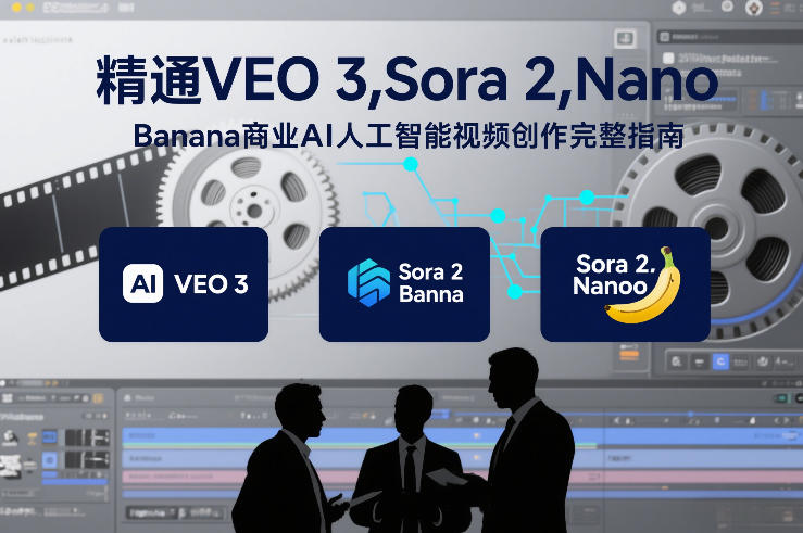 精通VEO 3，Sora 2，Nano Banana商业AI人工智能视频创作完整指南-樵渔匹