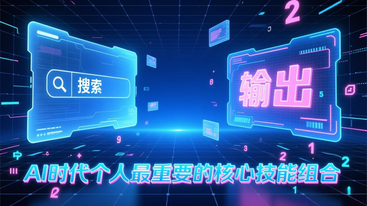 付费文章：AI时代个人最重要的核心技能组合：“输出能力”和“搜索能力”-樵渔匹
