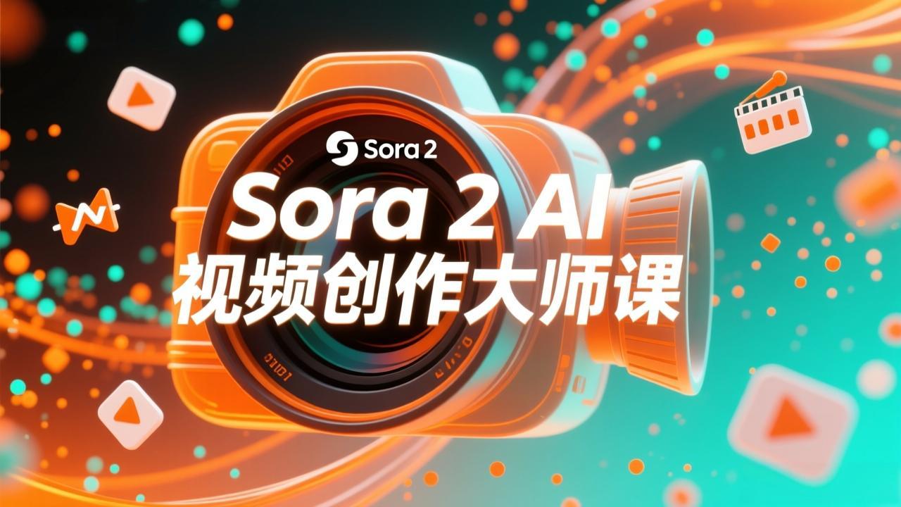 如何利用Sora 2创建流行AI人工智能视频大师班教程：掌握创作全流程，产出百万播放内容-樵渔匹