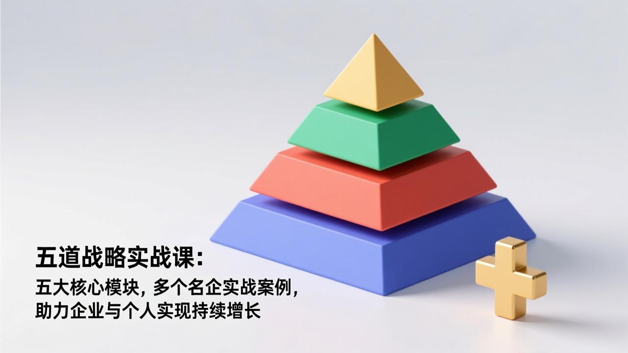 五道战略实战课：五大核心模块，多个名企实战案例，助力企业与个人实现持续增长-樵渔匹