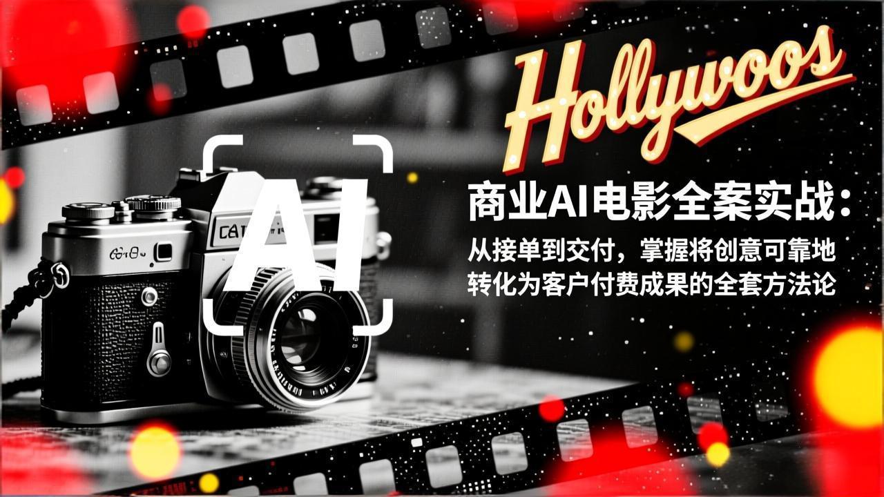 商业AI电影全案实战：从接单到交付，掌握将创意可靠地转化为客户付费成果的全套方法论-樵渔匹