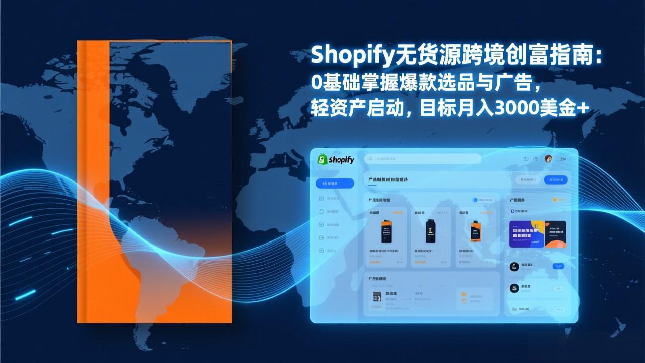 Shopify爆款打法实战：从选品到广告投放，复制爆款模型，驱动独立站月销售额破万刀-樵渔匹
